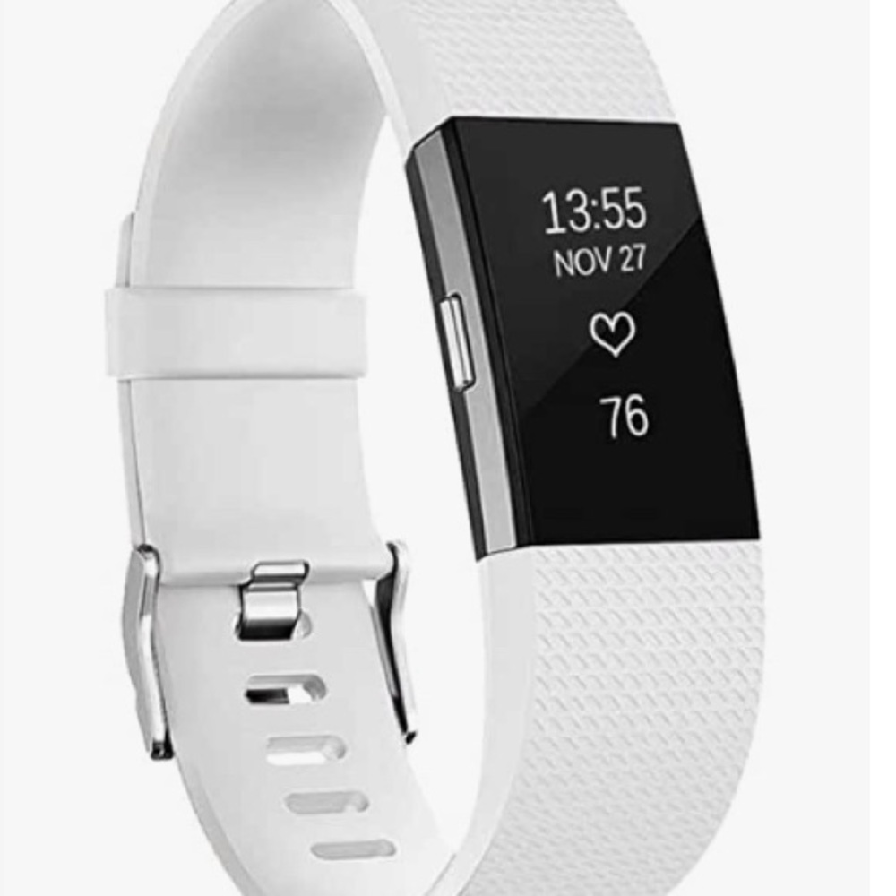 White Fitbit charge 2 band